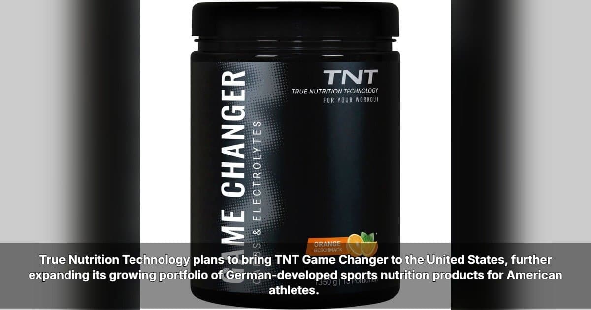 TNT trae al mercado estadounidense la bebida electrolítica Game Changer