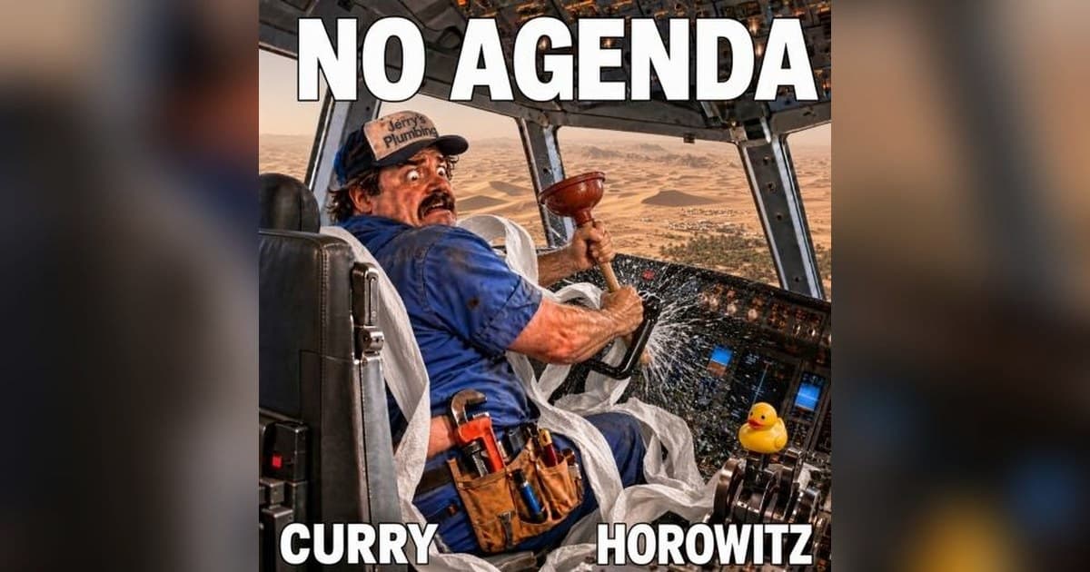 Andrew Horowitz coanfitrión invitado del Episodio 1908 de No Agenda: 'Patriot Pellets', el cambio de marca a 'SI' y un misterio de FlyDubai